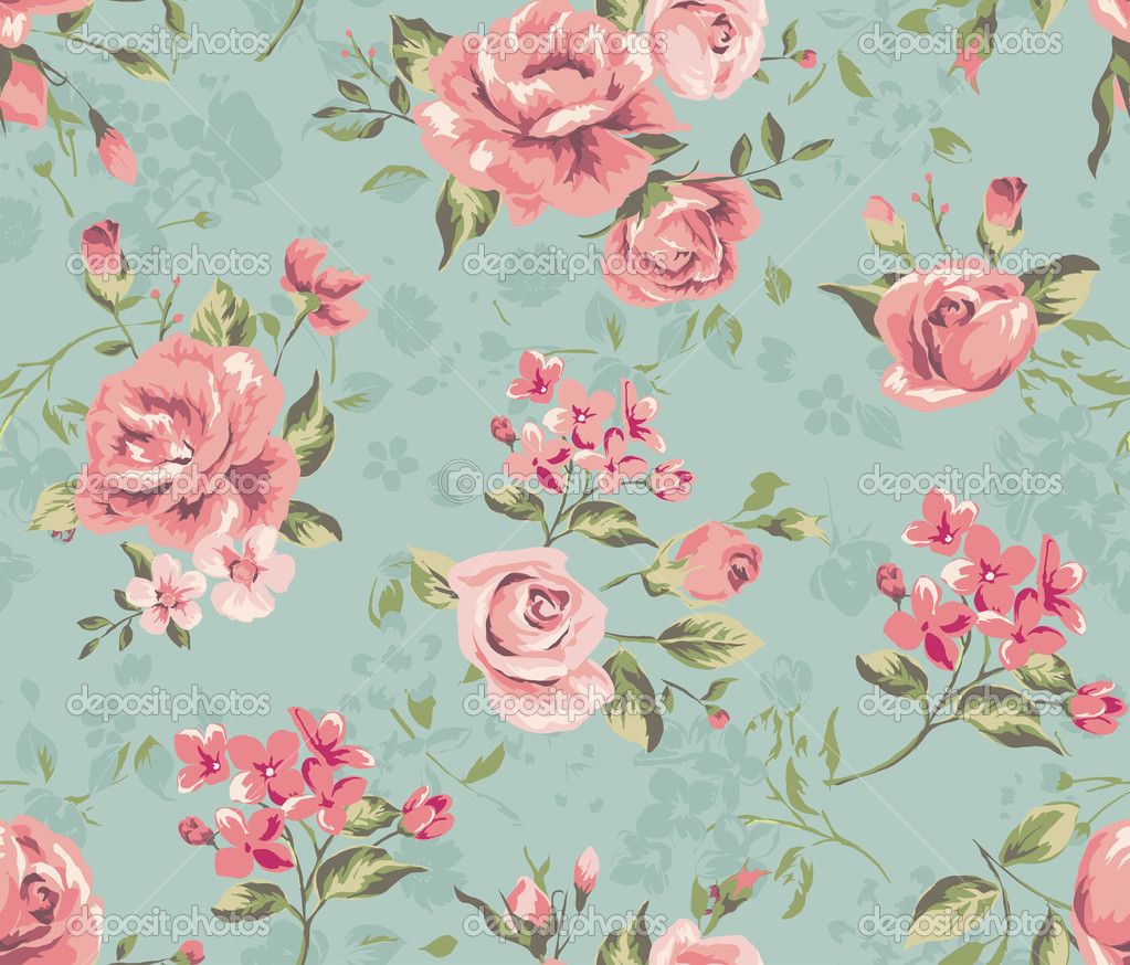 Detail Vintage Flower Wallpaper Tumblr Nomer 12