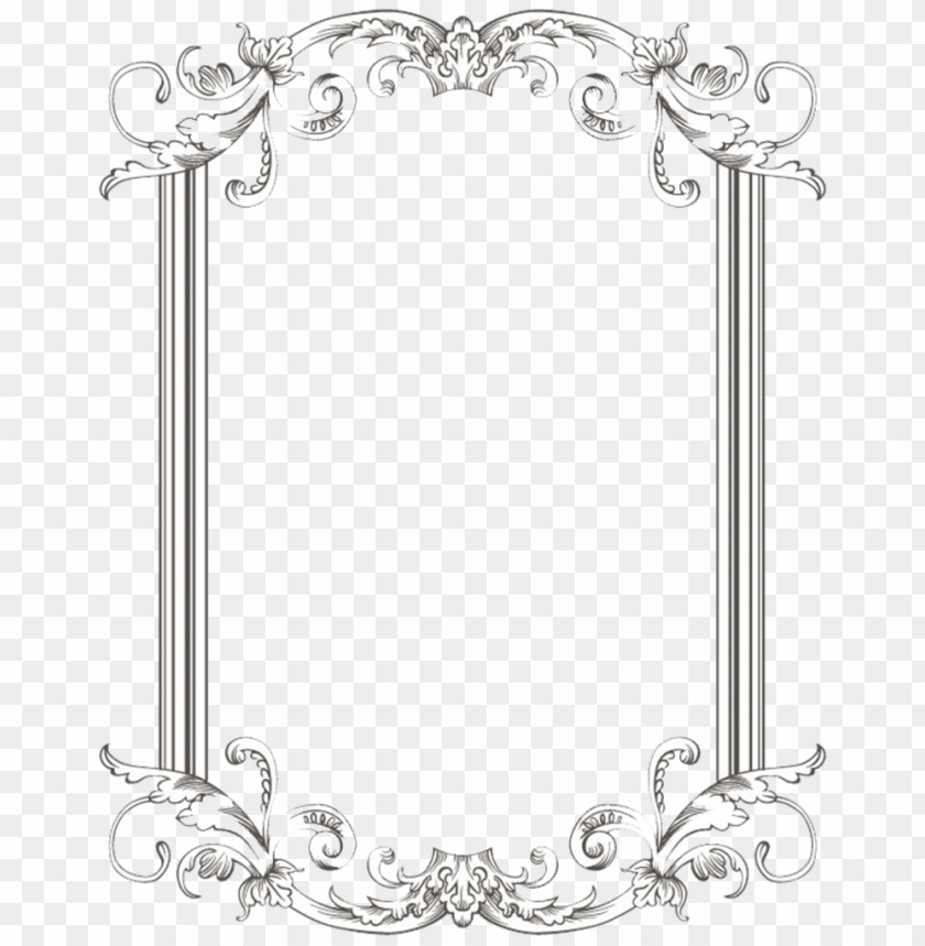 Detail Vintage Frame Png Free Nomer 51