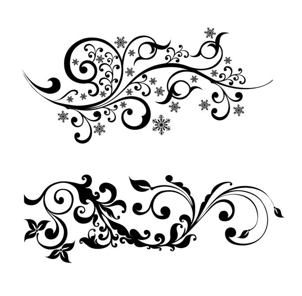 Detail Vintage Ornament Vector Png Nomer 23