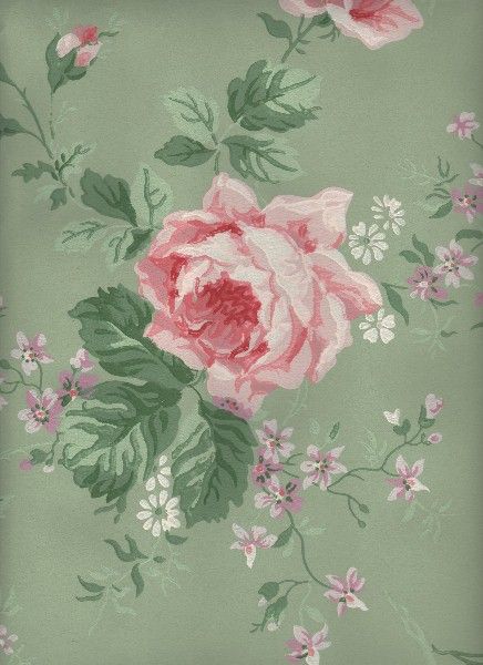 Detail Vintage Rose Wallpaper Nomer 45