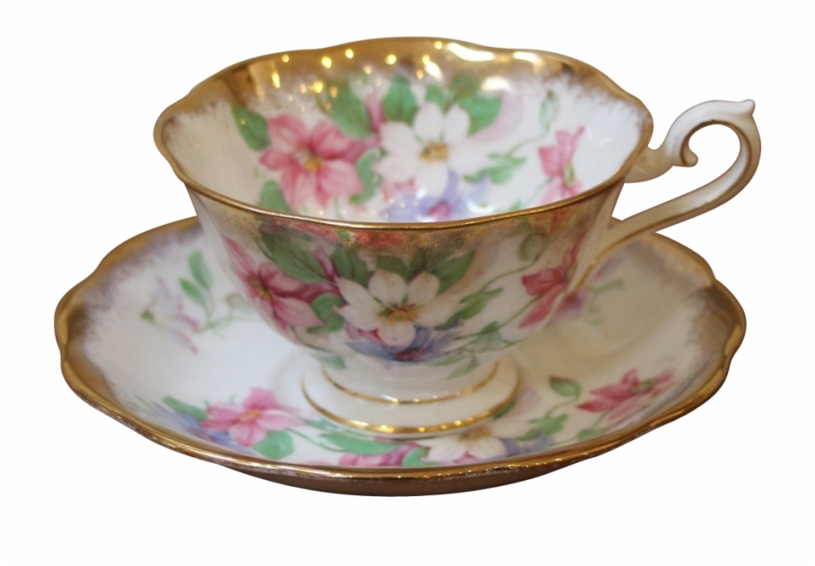 Detail Vintage Tea Cup Png Nomer 11