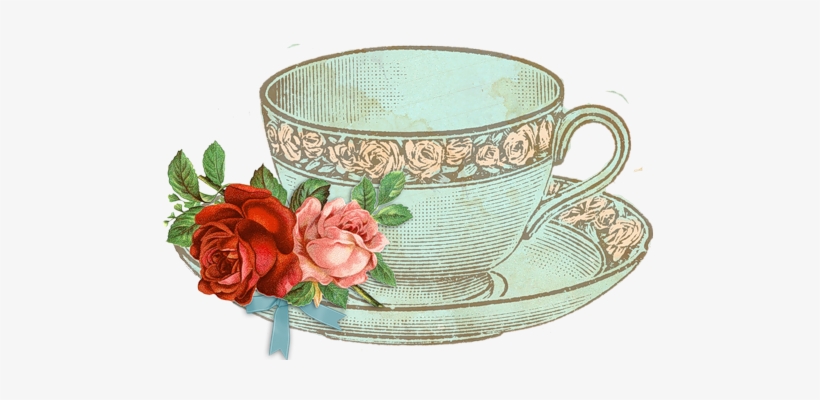 Detail Vintage Tea Cup Png Nomer 3