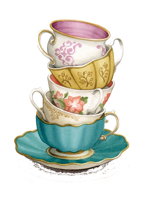 Detail Vintage Tea Cup Png Nomer 9