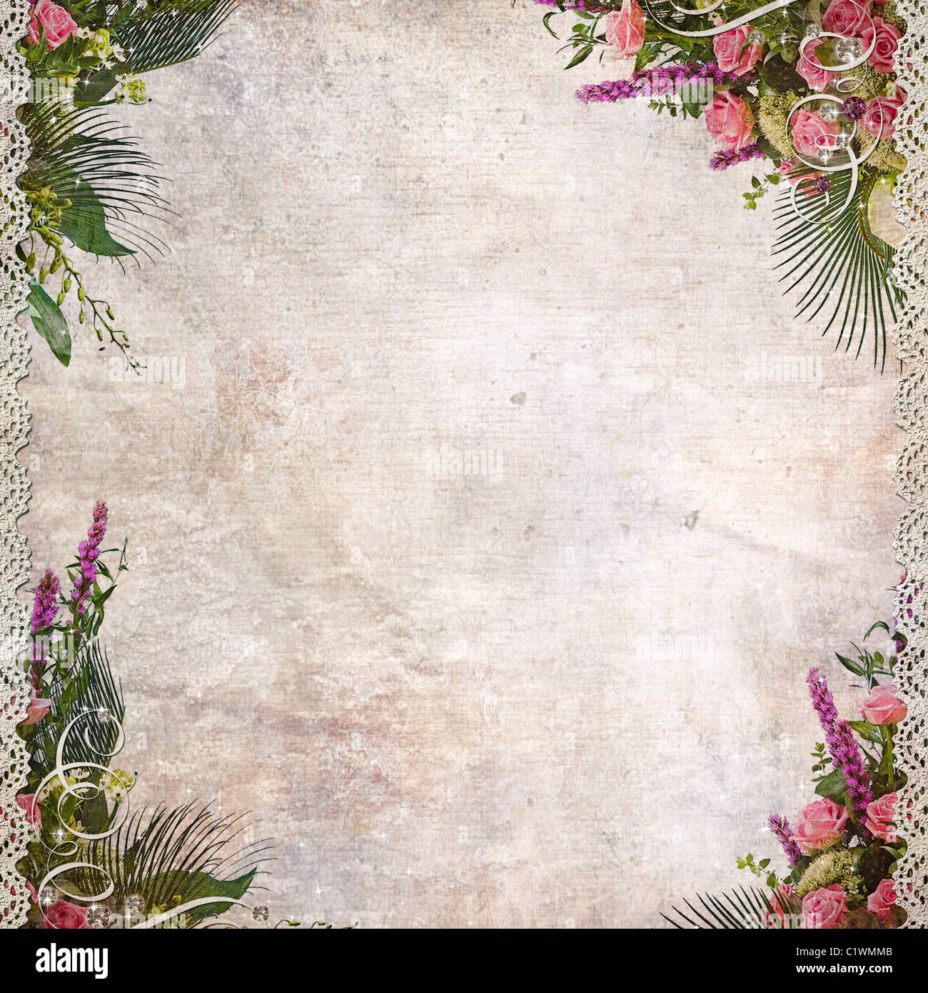 Detail Vintage Wedding Background Nomer 12