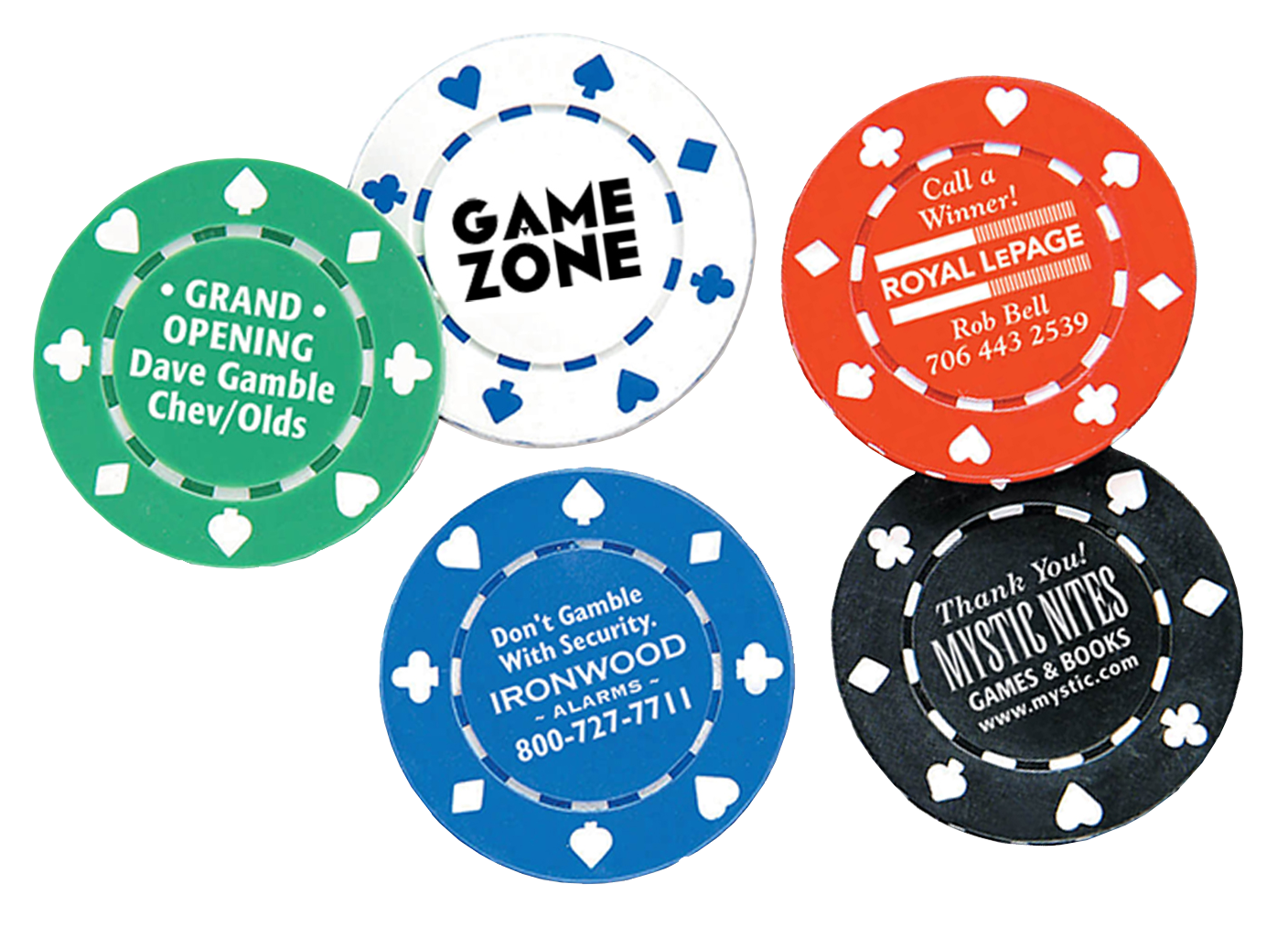 Detail Vinyl Poker Chip Labels Nomer 52