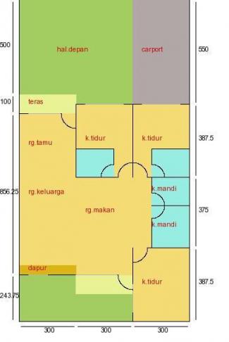 Detail Rumah Kamar Mandi Depan Nomer 18