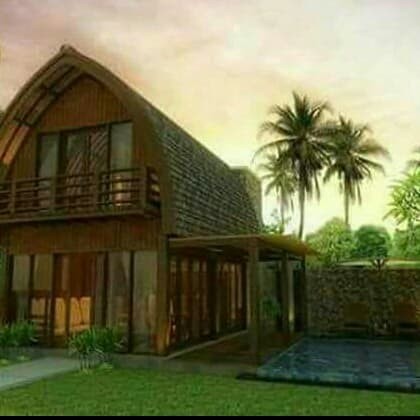 Detail Rumah Kayu 2 Lantai Nomer 46