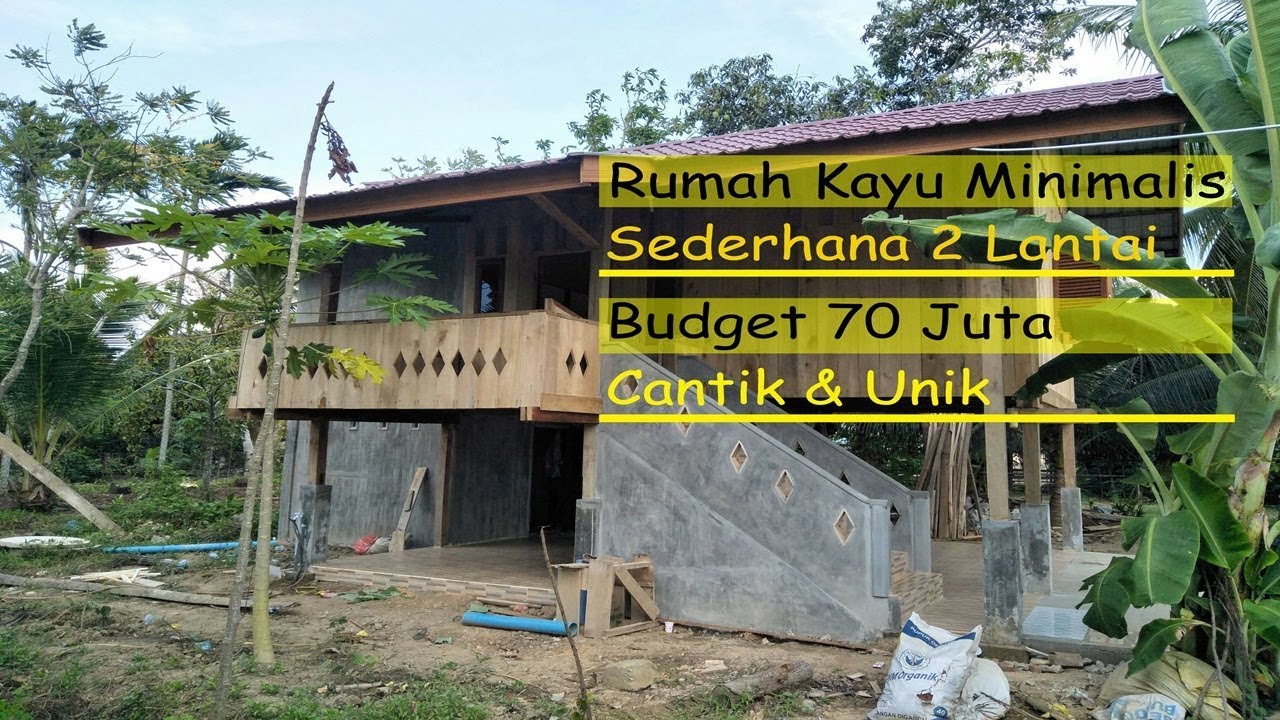 Detail Rumah Kayu 2 Lantai Nomer 52