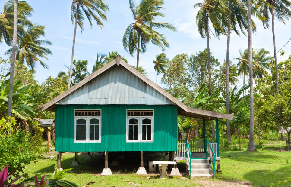 Detail Rumah Kayu Di Kampung Nomer 11