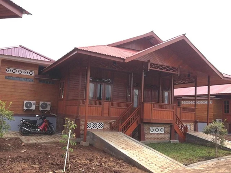 Detail Rumah Kayu Di Kampung Nomer 32