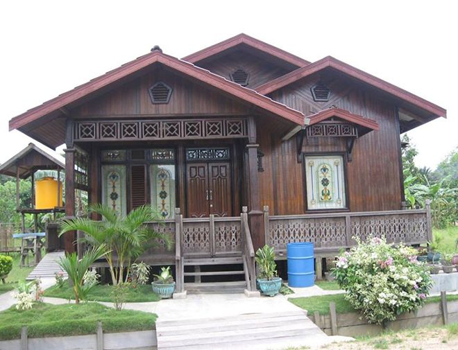 Detail Rumah Kayu Di Kampung Nomer 6