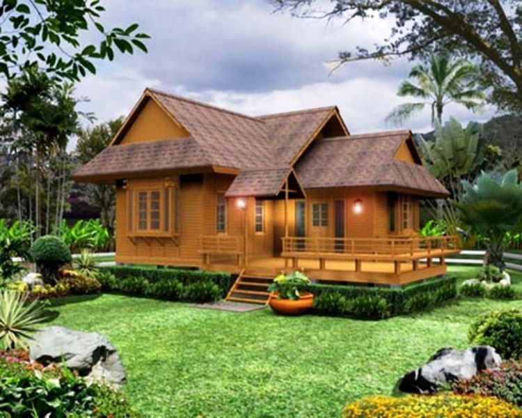 Detail Rumah Kayu Di Pegunungan Nomer 52