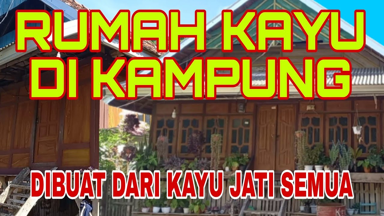 Detail Rumah Kayu Kampung Nomer 29