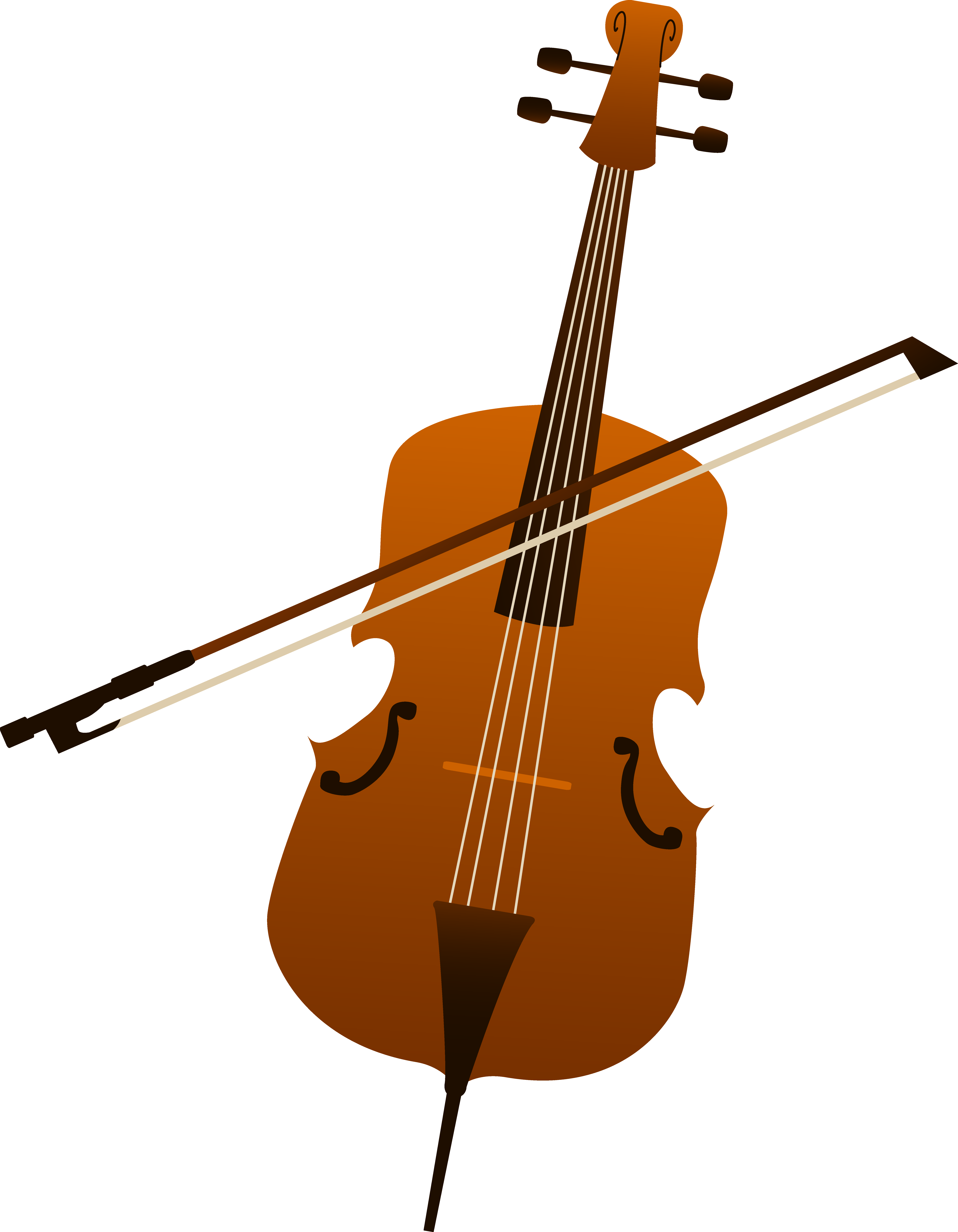 Detail Violin Clip Art Free Nomer 50