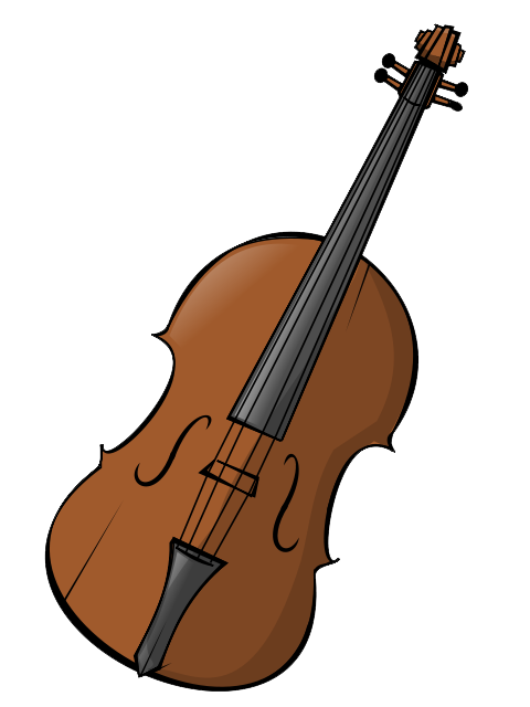 Detail Violin Clipart Nomer 27