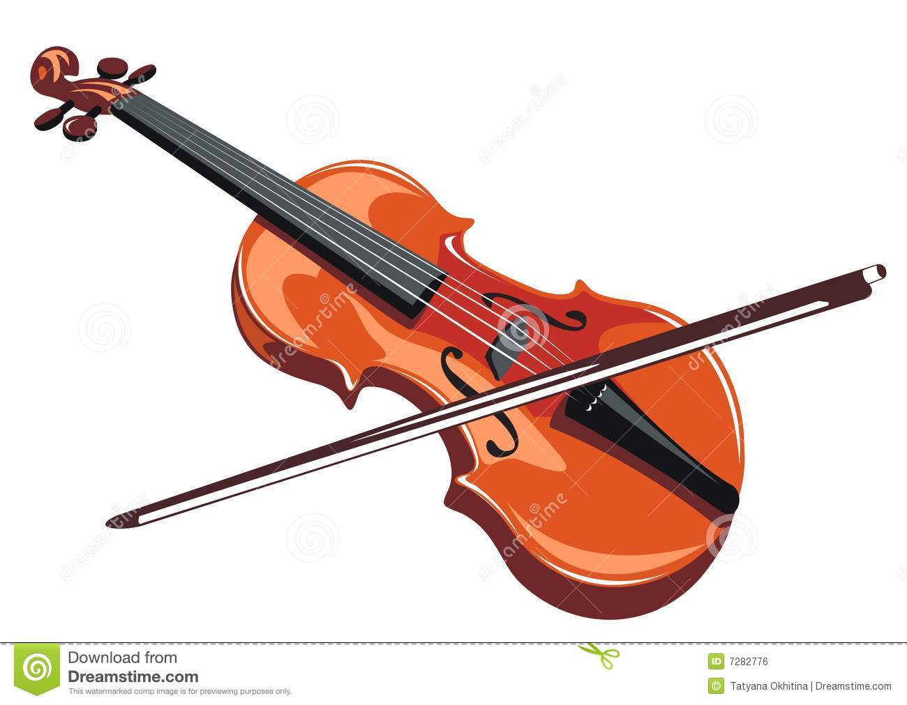 Detail Violin Clipart Nomer 36