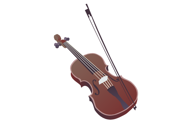 Detail Violin Clipart Nomer 37