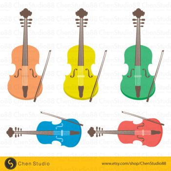 Detail Violin Clipart Nomer 40