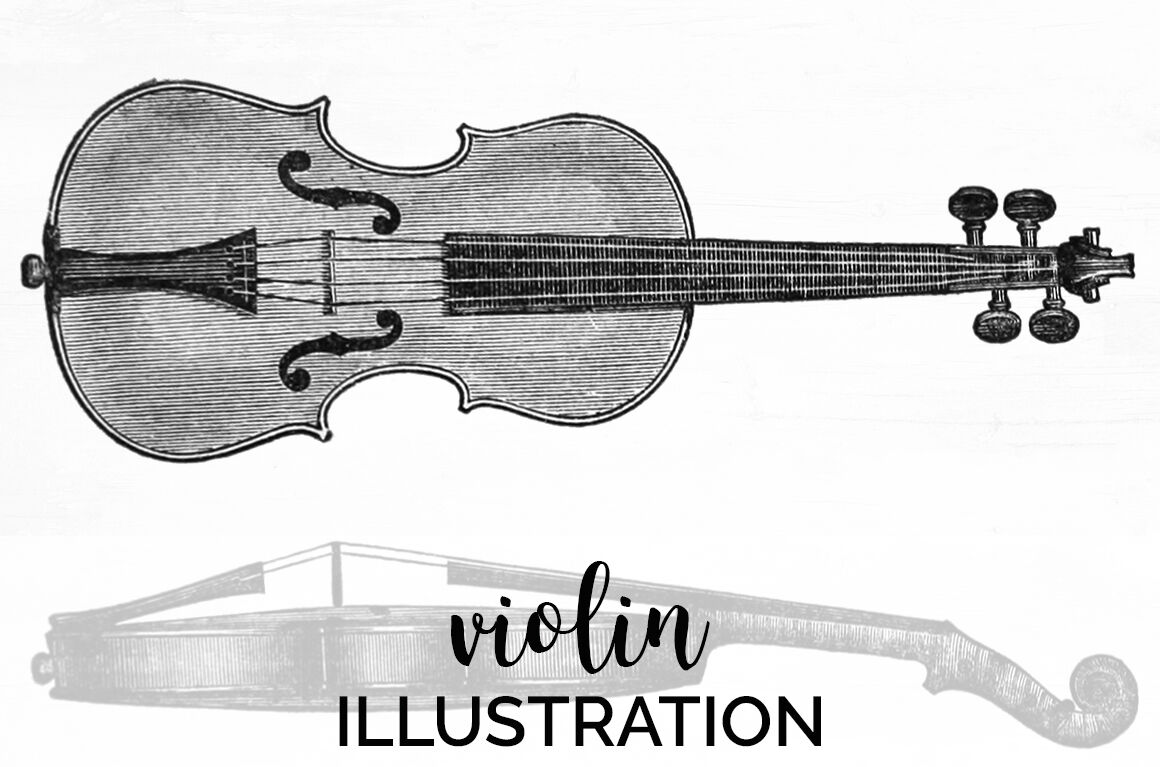 Detail Violin Clipart Nomer 56