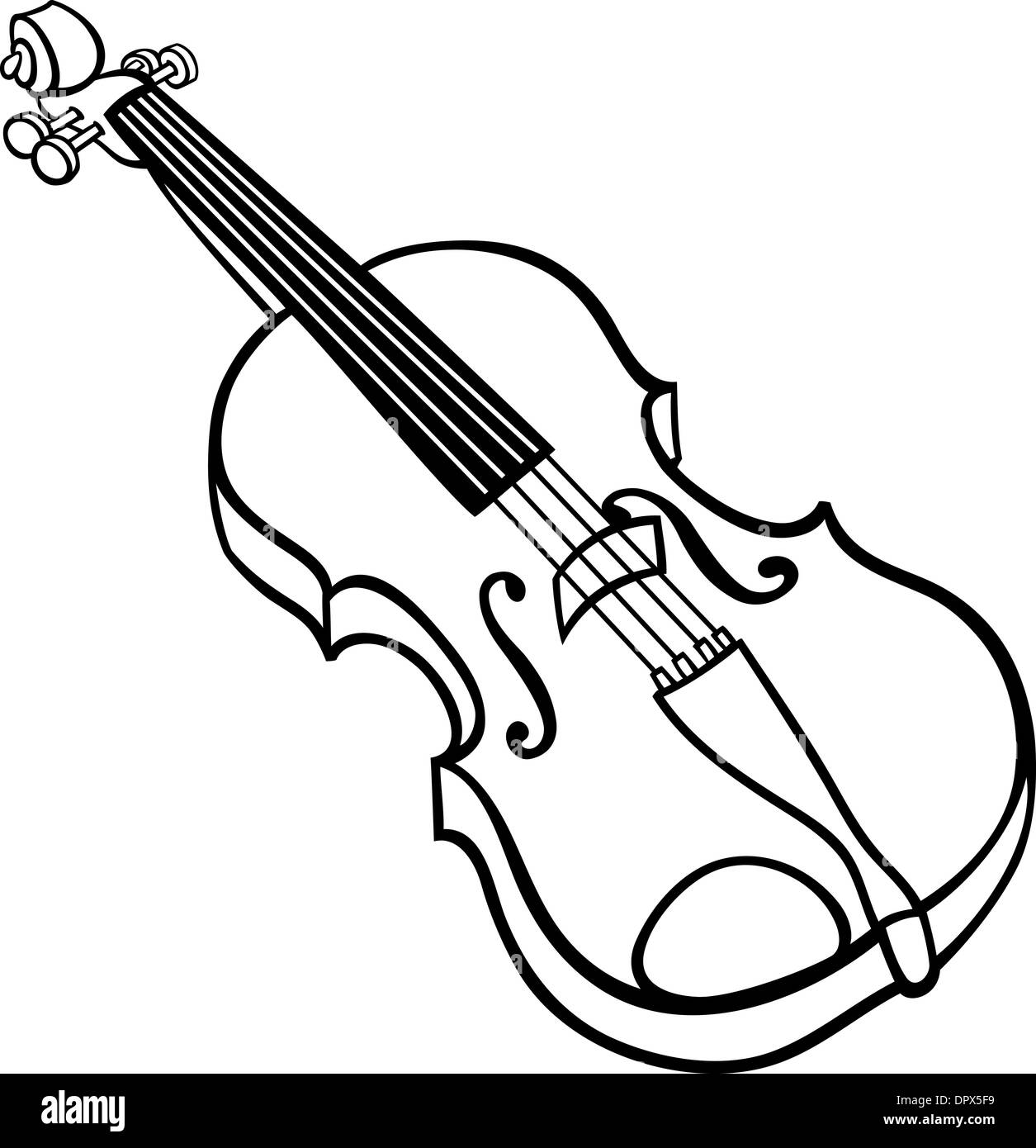 Violin Clipart Black And White - KibrisPDR