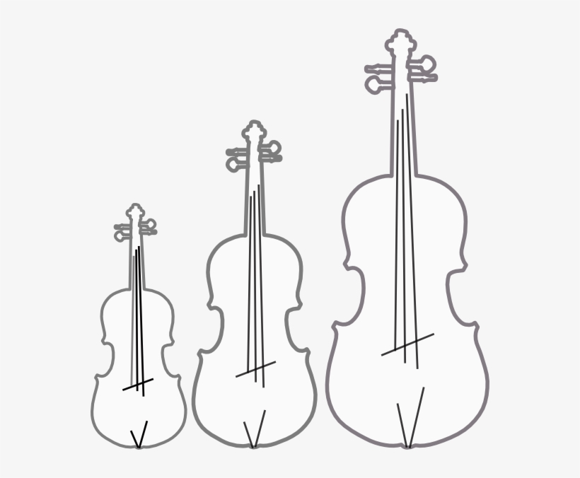 Detail Violin Clipart Black And White Nomer 44