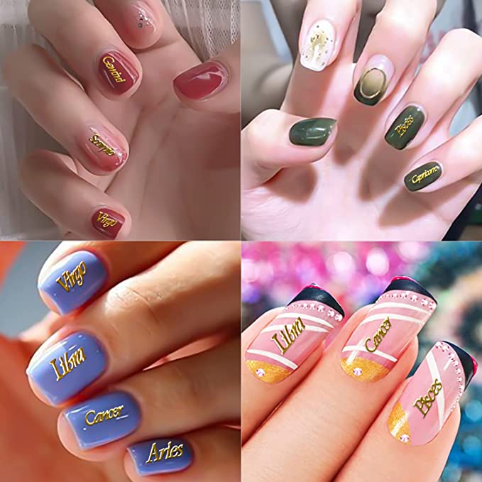 Detail Virgo And Gem Nails Nomer 44