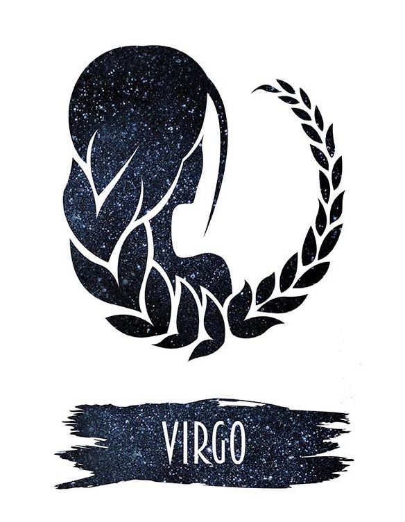 Detail Virgo Logo Zodiac Nomer 5