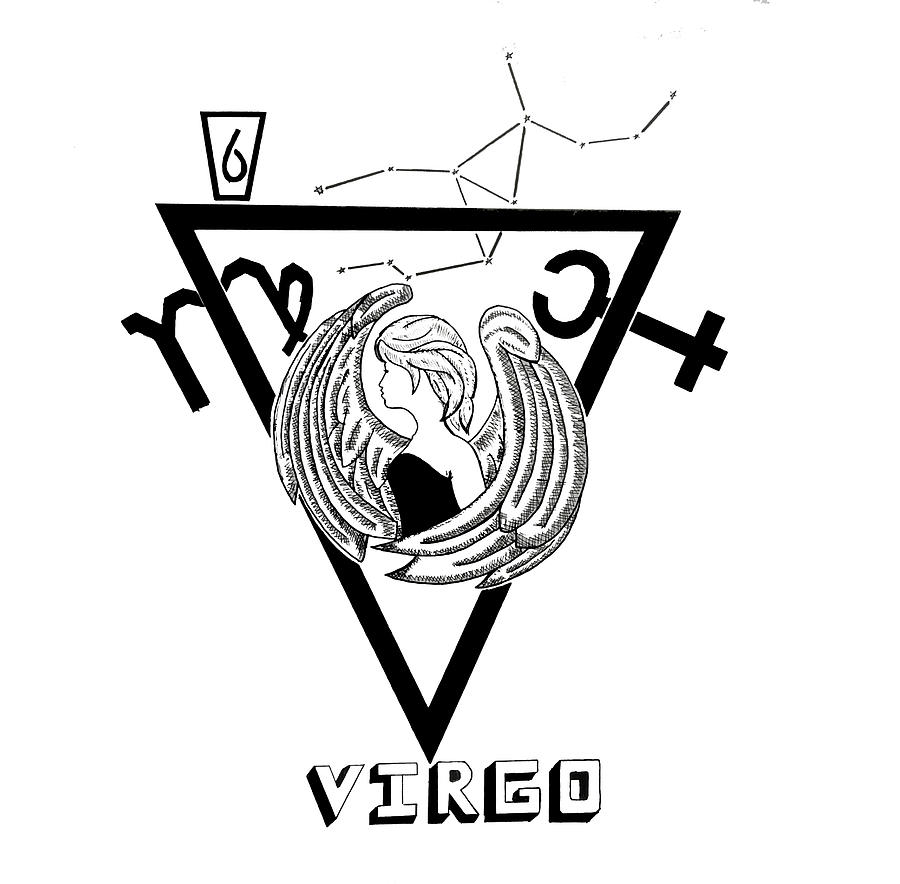 Detail Virgo Logo Zodiac Nomer 44