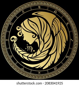 Detail Virgo Logo Zodiac Nomer 52