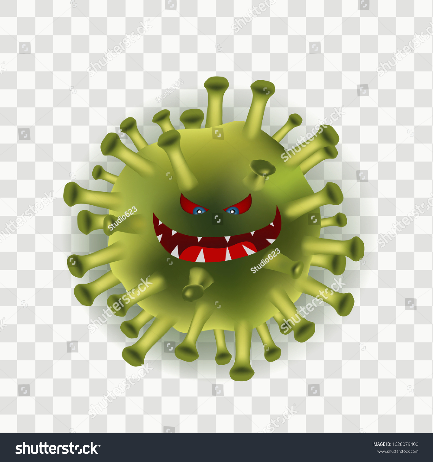 Detail Virus Transparent Background Nomer 46