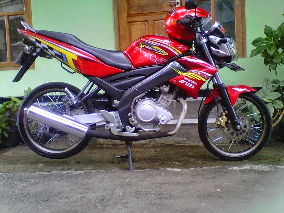 Detail Vixion Merah Jari Jari Nomer 20