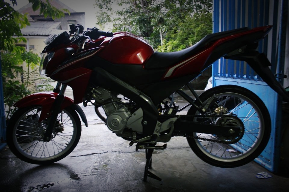 Detail Vixion Merah Jari Jari Nomer 30