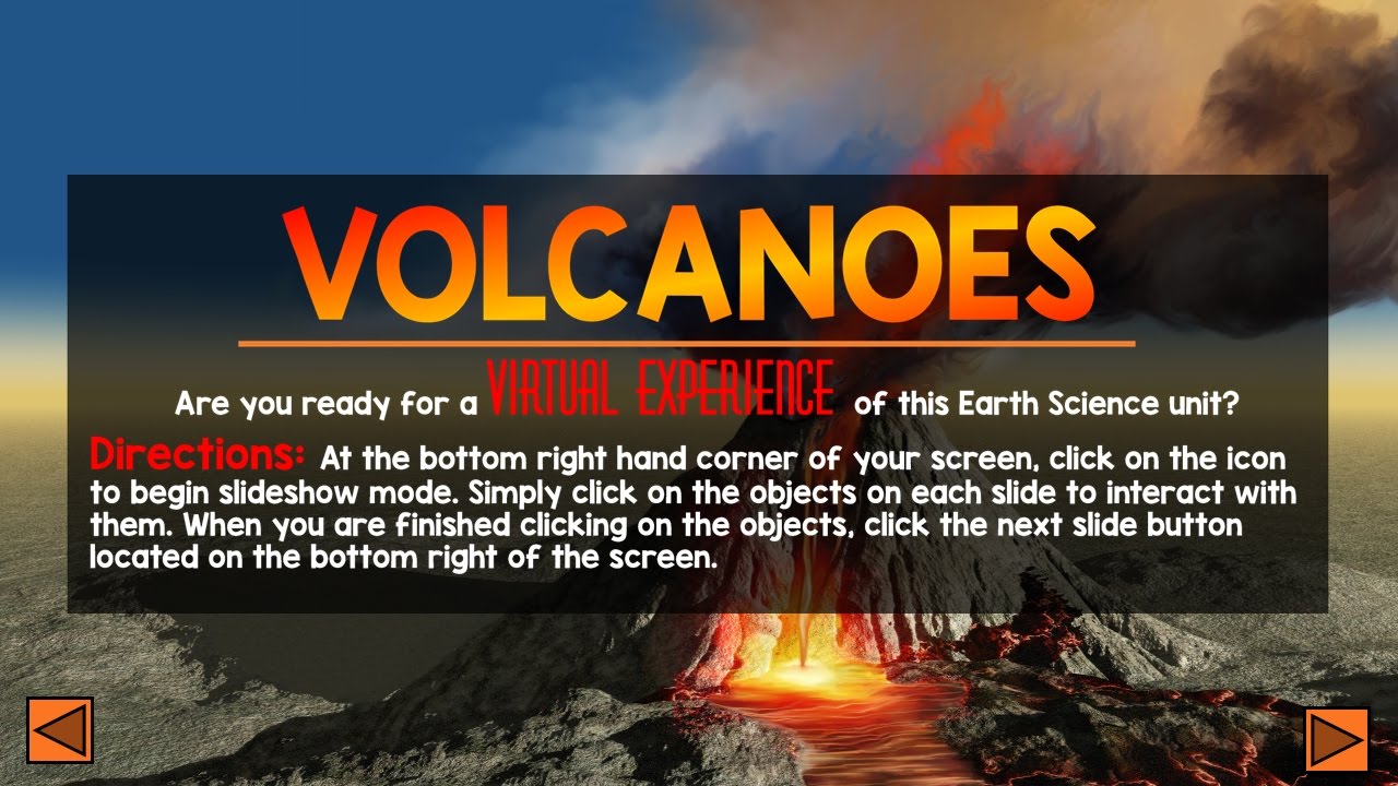 Detail Volcano Powerpoint Template Nomer 14