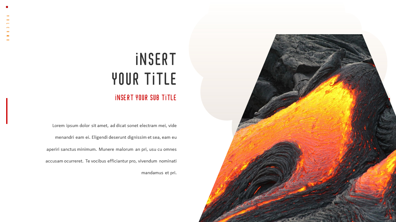 Detail Volcano Powerpoint Template Nomer 3