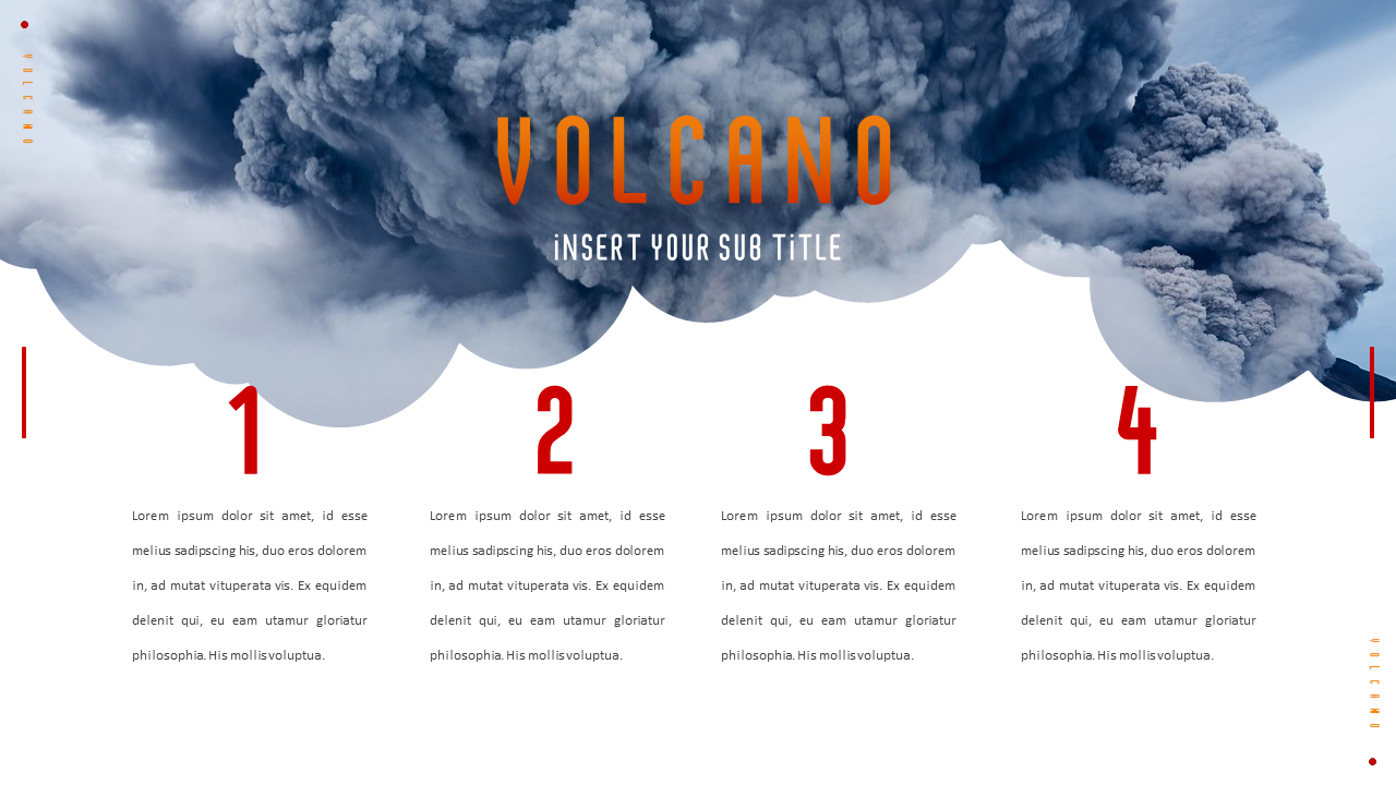 Detail Volcano Powerpoint Template Nomer 23