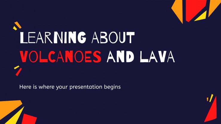 Detail Volcano Powerpoint Template Nomer 57