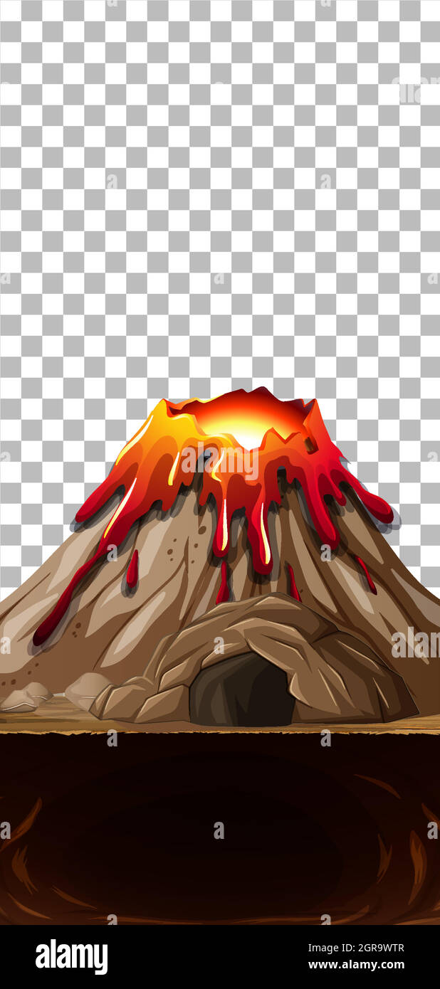 Detail Volcano Transparent Background Nomer 34