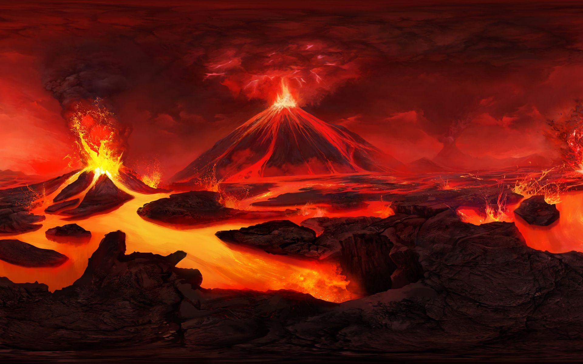 Detail Volcano Wallpapers Nomer 28