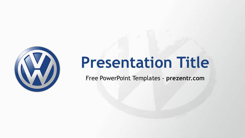 Volkswagen Powerpoint Template - KibrisPDR