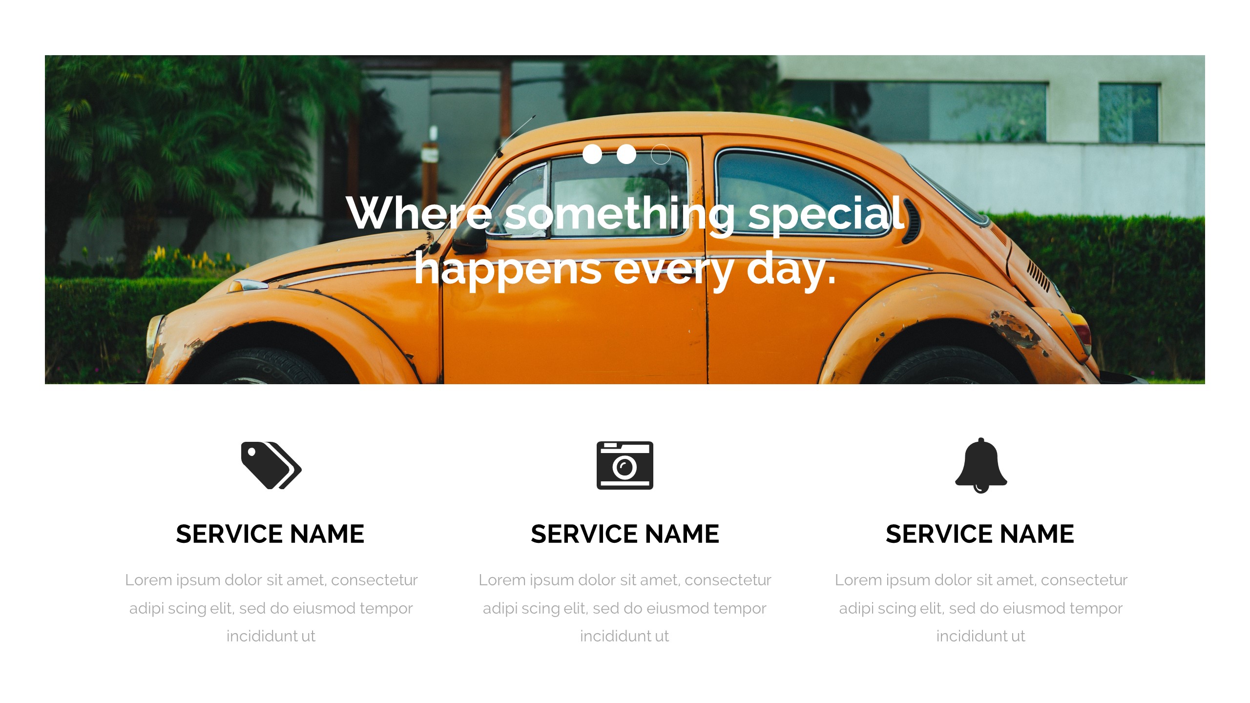 Detail Volkswagen Powerpoint Template Nomer 20