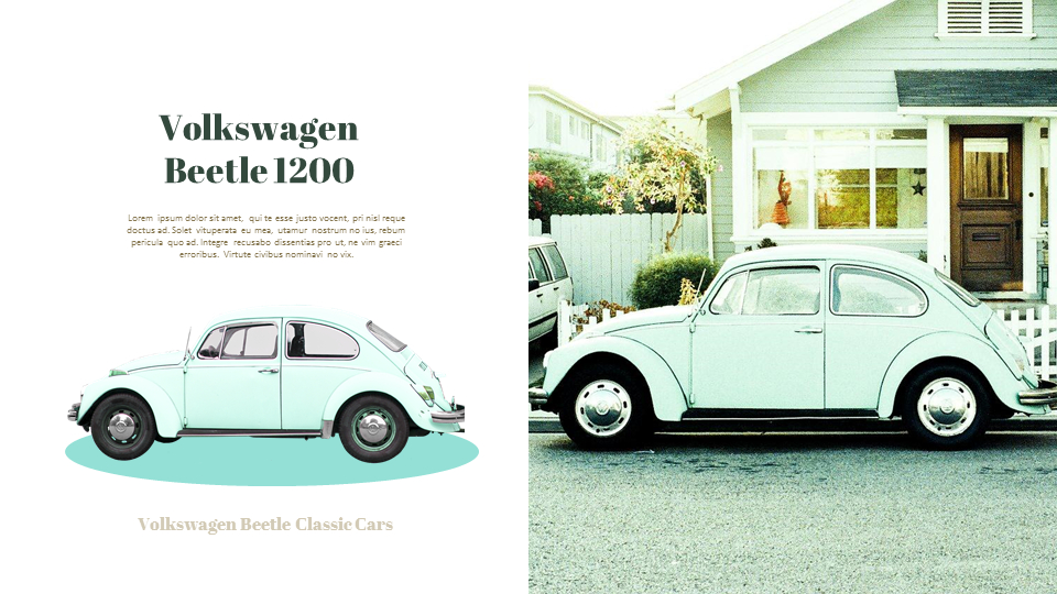 Detail Volkswagen Powerpoint Template Nomer 52