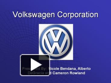 Detail Volkswagen Powerpoint Template Nomer 9