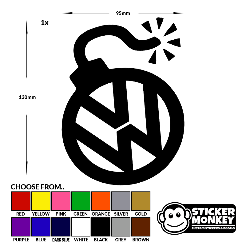 Detail Volkswagen Sticker Bomb Nomer 34