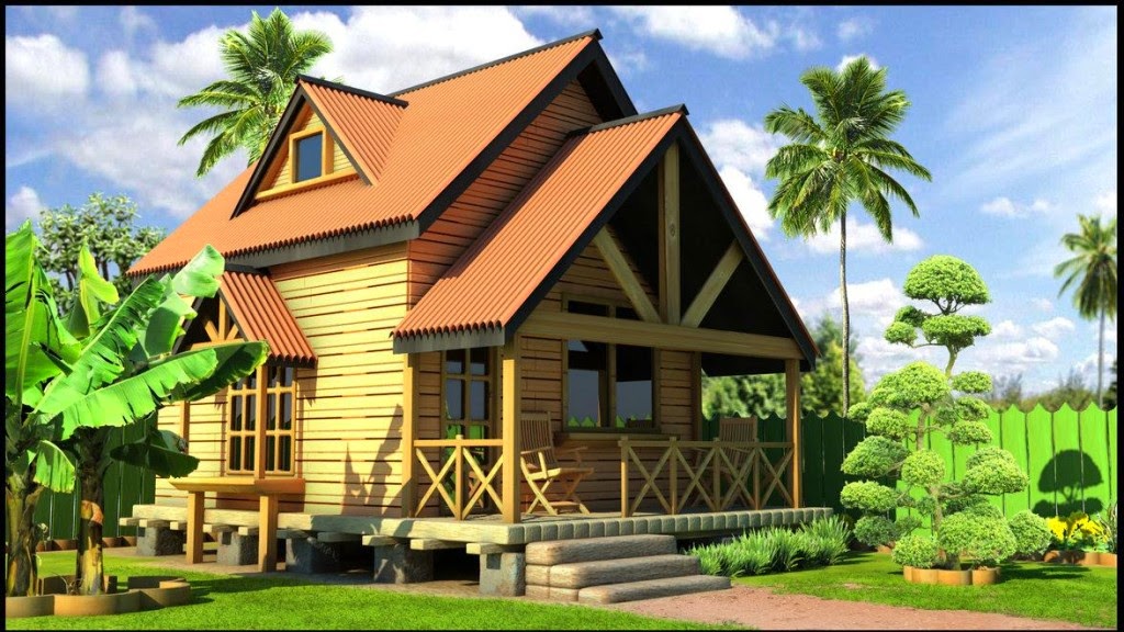 Detail Rumah Kayu Kampung Nomer 45