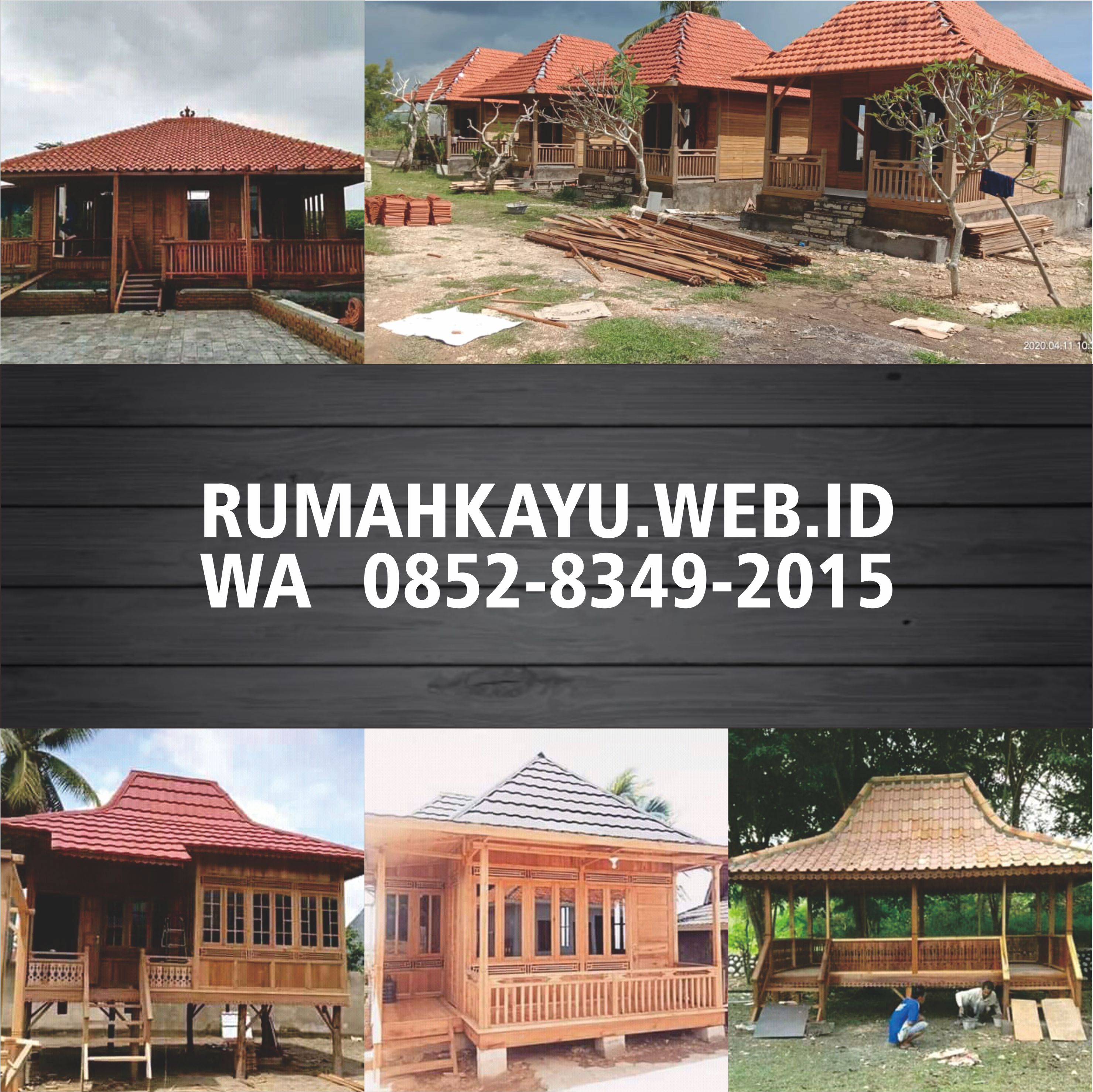 Detail Rumah Kayu Semi Permanen Nomer 14