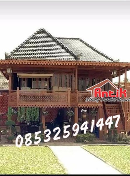 Detail Rumah Kayu Tingkat 2 Nomer 43