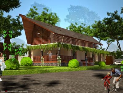 Detail Rumah Kebun Unik Nomer 8