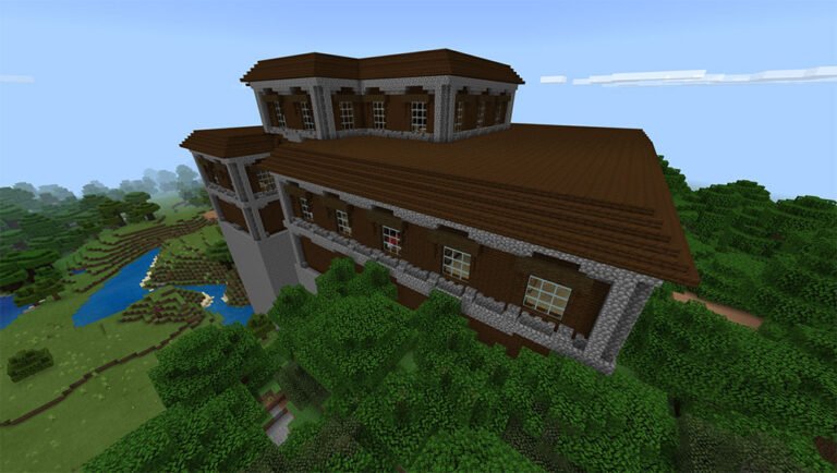 Detail Rumah Keren Minecraft Nomer 30