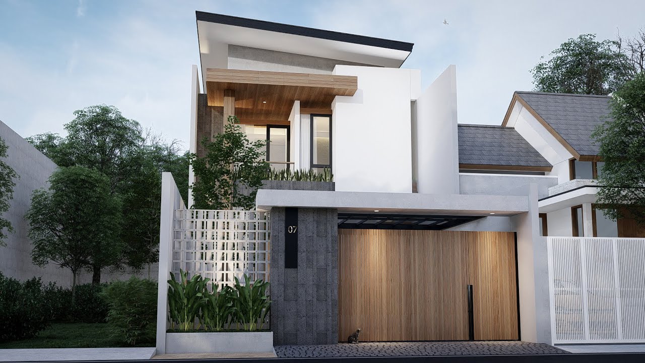 Detail Rumah Kontemporer Modern Nomer 18