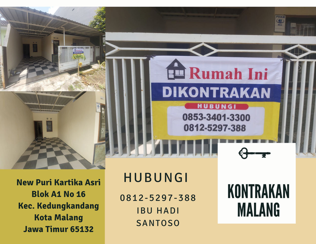 Detail Rumah Kontrakan 5 Juta Per Tahun Di Malang Nomer 48